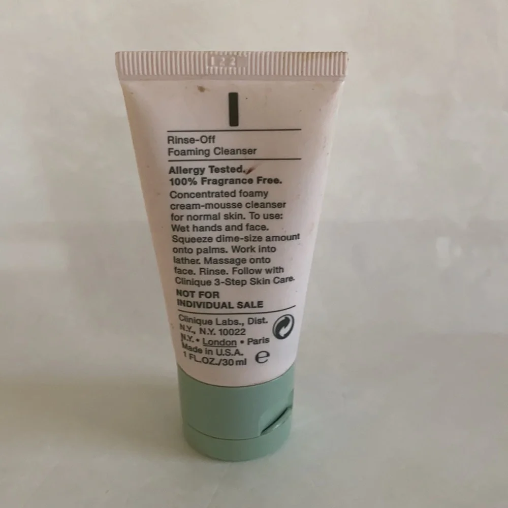 CLINIQUE Rinse Off Foaming Cleanser 1oz